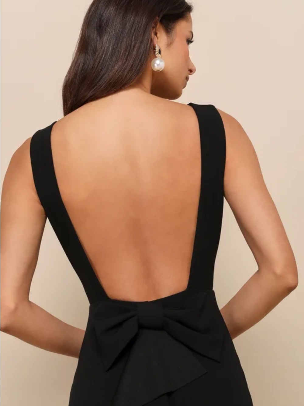 Lulu's Black Sleeveless Maxi Gown - Picture 3 of 3